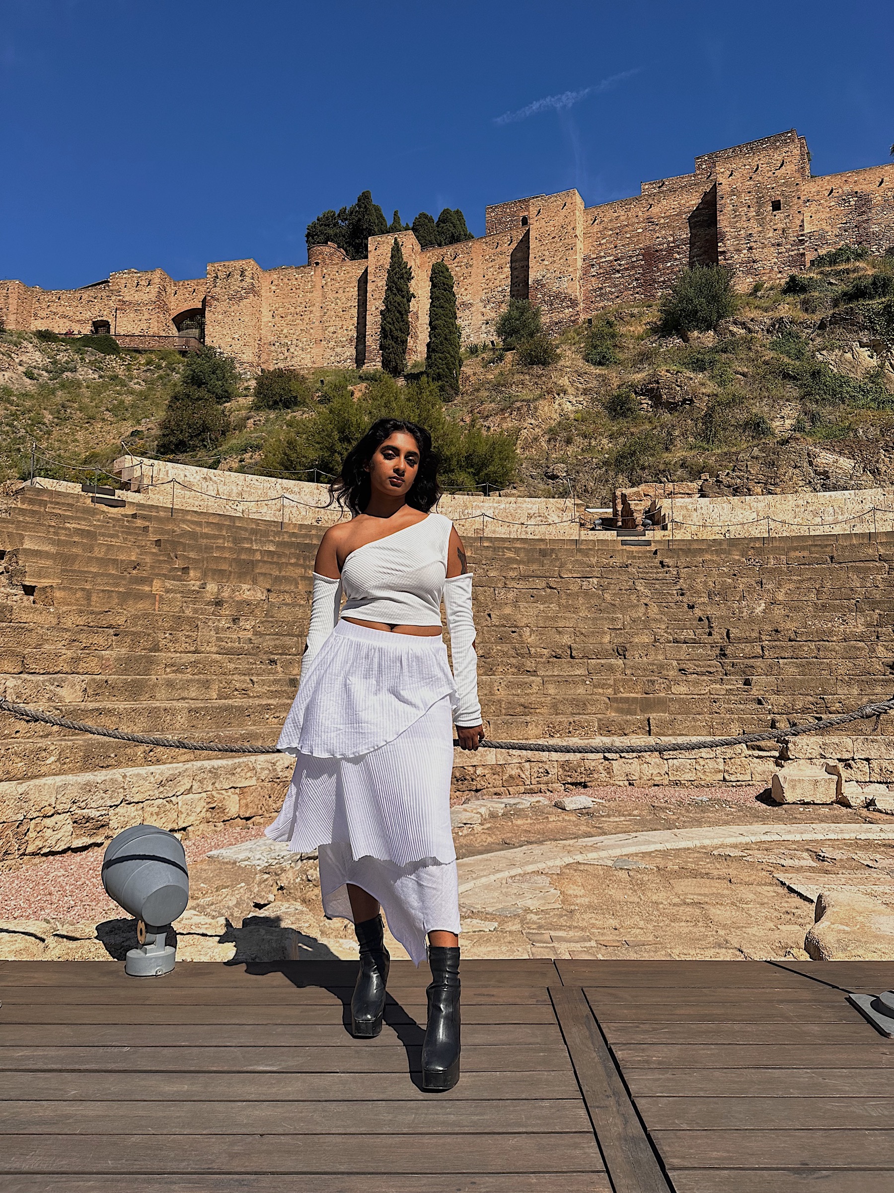 Asymmetrical top styling image two