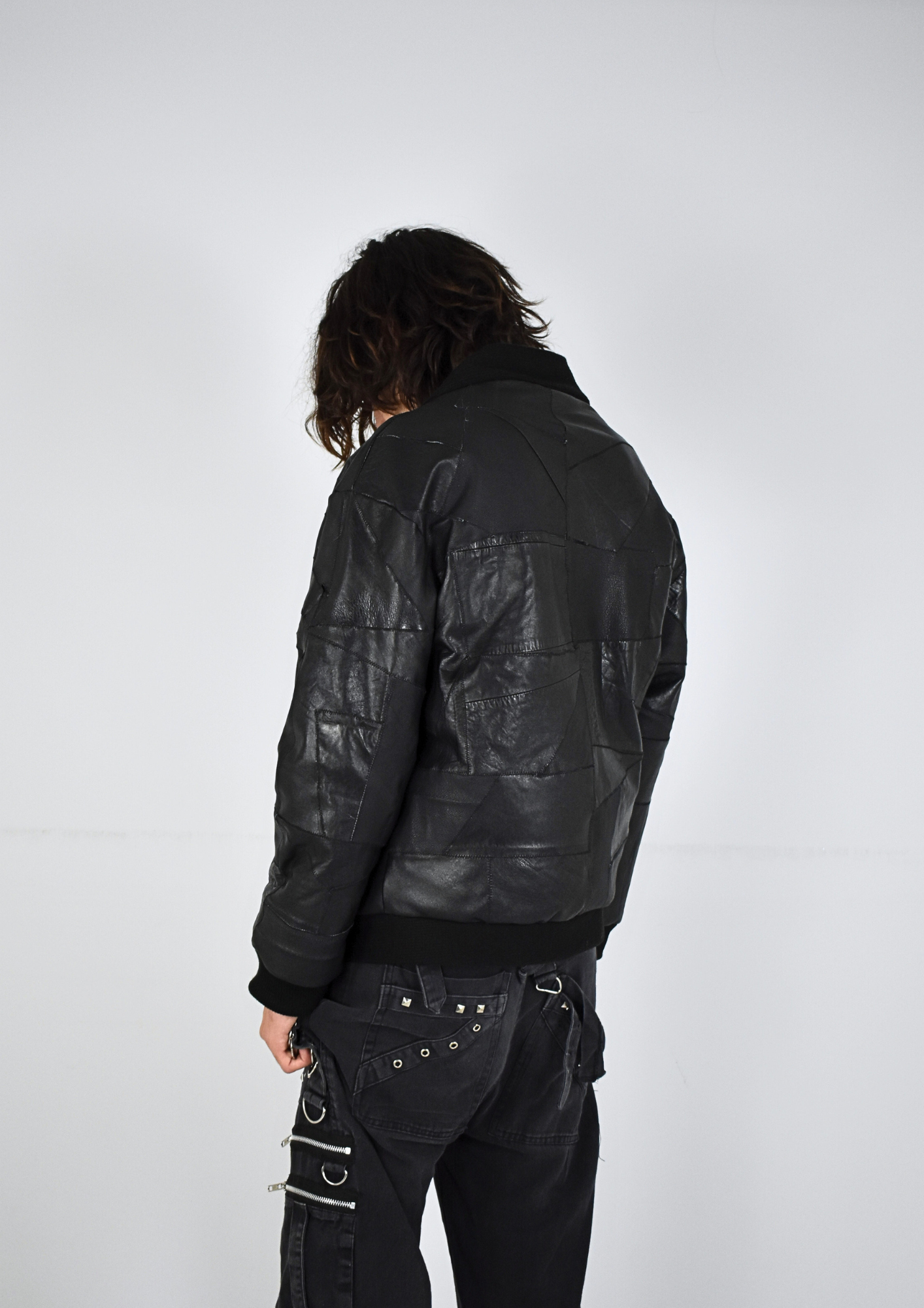Bomber jacket detail view