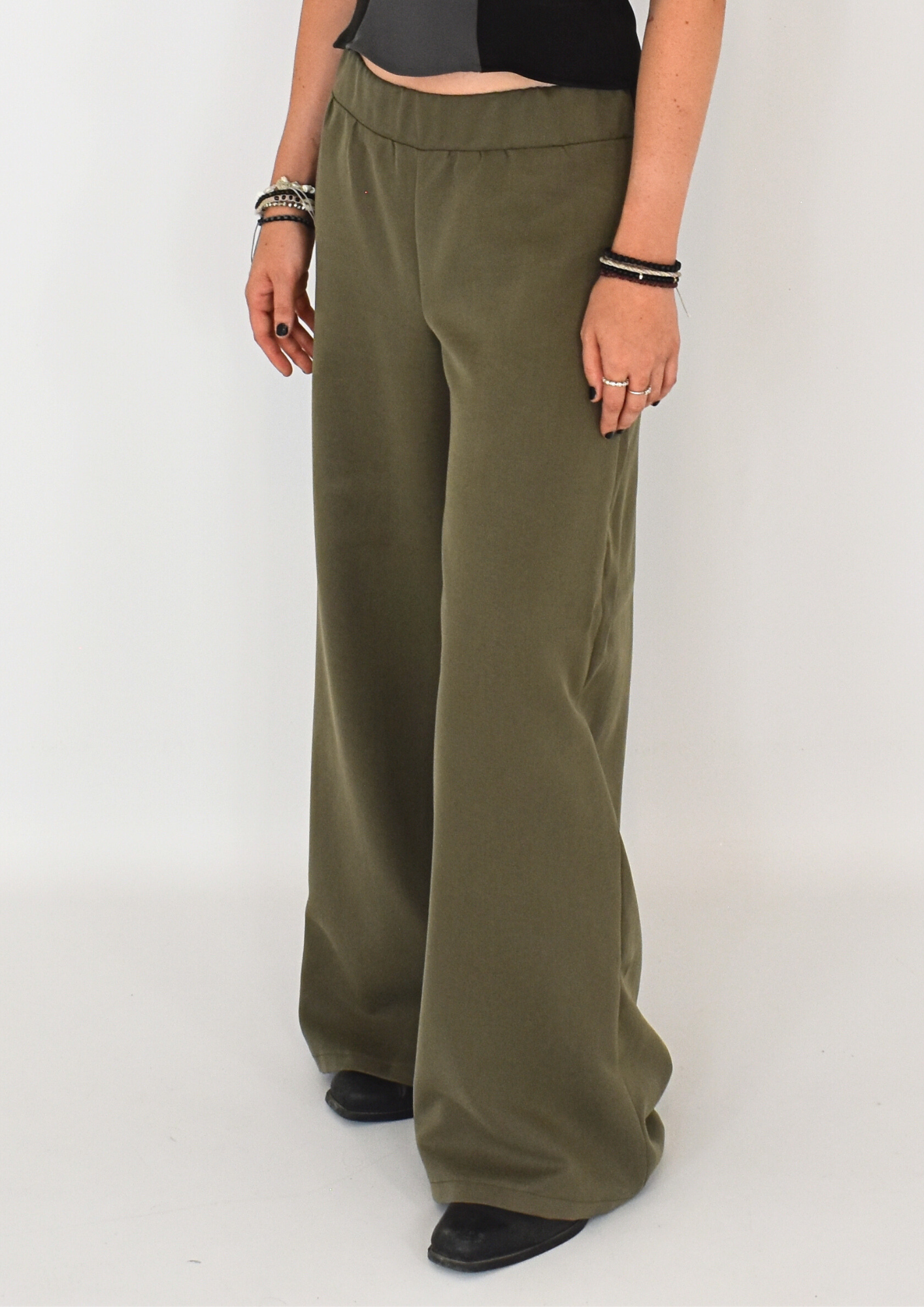 Womens wide cut trousers